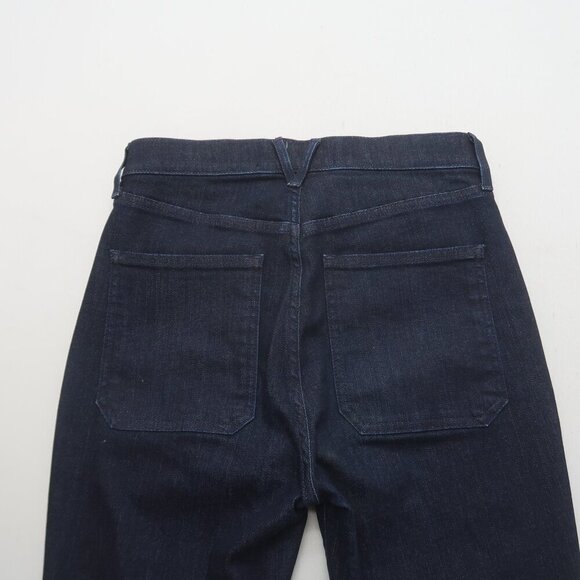 Veronica Beard Florence Flare Jeans with Chains Dark Wash Size 27 - Picture 11 of 15